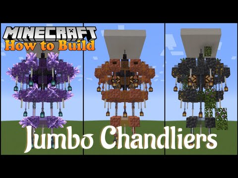 Minecraft: Jumbo Chandelier Designs [Tutorial]