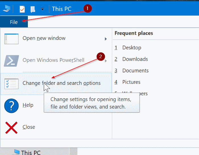 show or hide drive letters in Windows 10 File Explorer pic2