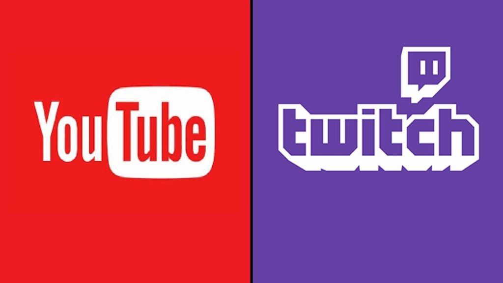 youtube and twitch