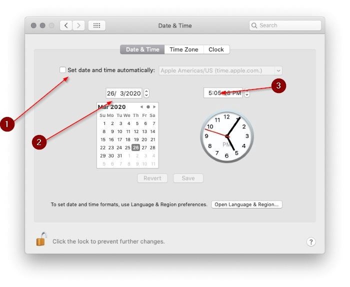 manually change date and time in macos pic2