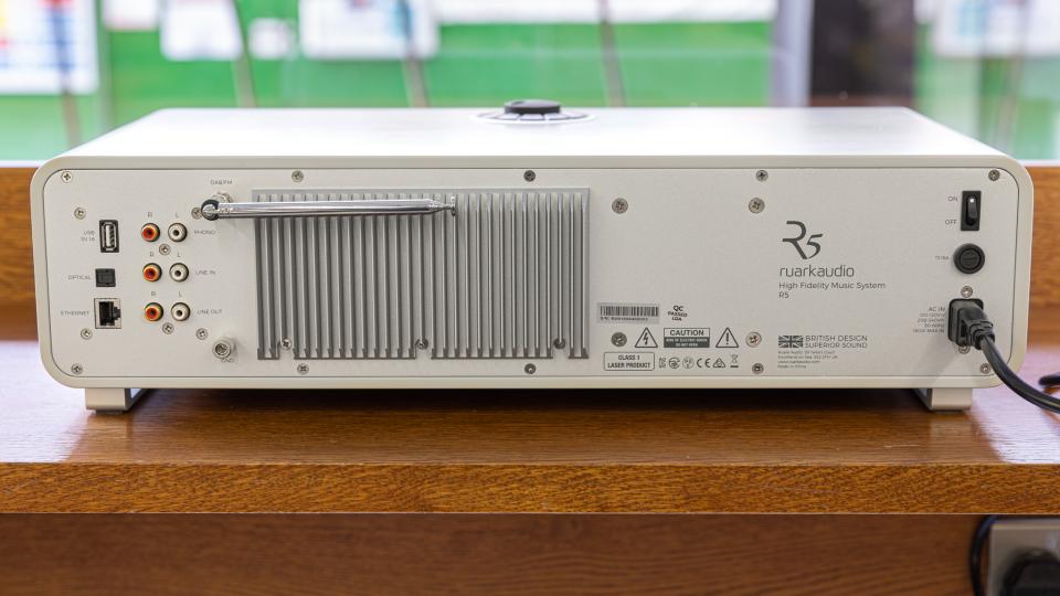 Ruark R5 back view with ports