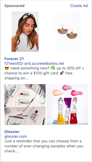 Personalized Facebook Ads