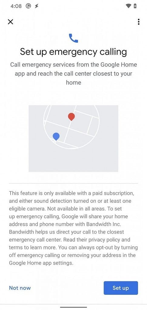 Google Home app Nest Aware