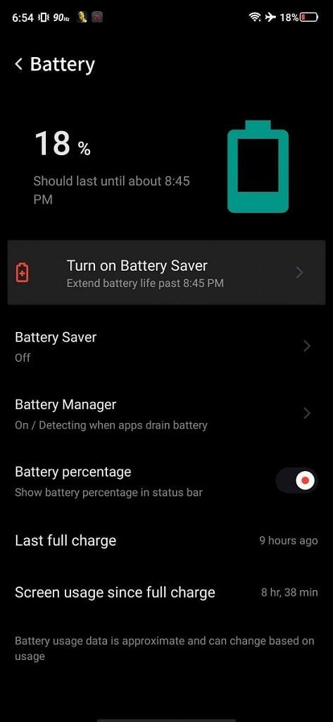 Nubia Red Magic 5G PCMark 2.0 battery life test