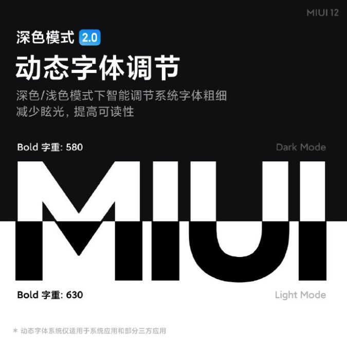 Xiaomi MIUI 12 dark mode 2.0 3