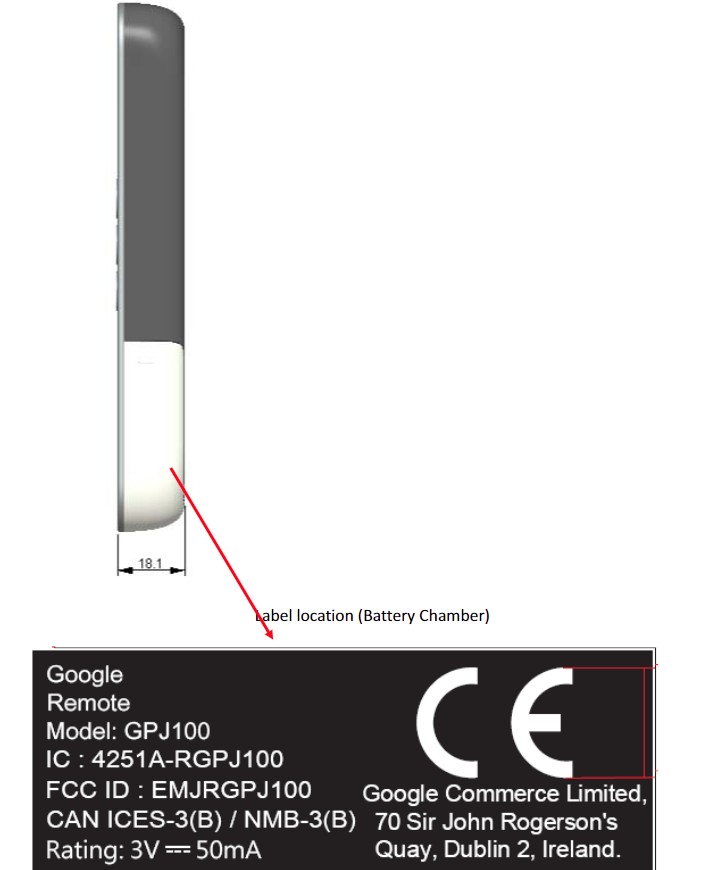 Chromecast Ultra second gen TV remote