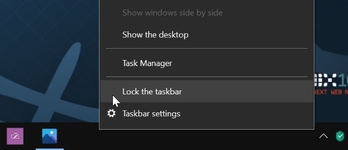 move taskbar to the bottom of the screen in Windows 10 pic1