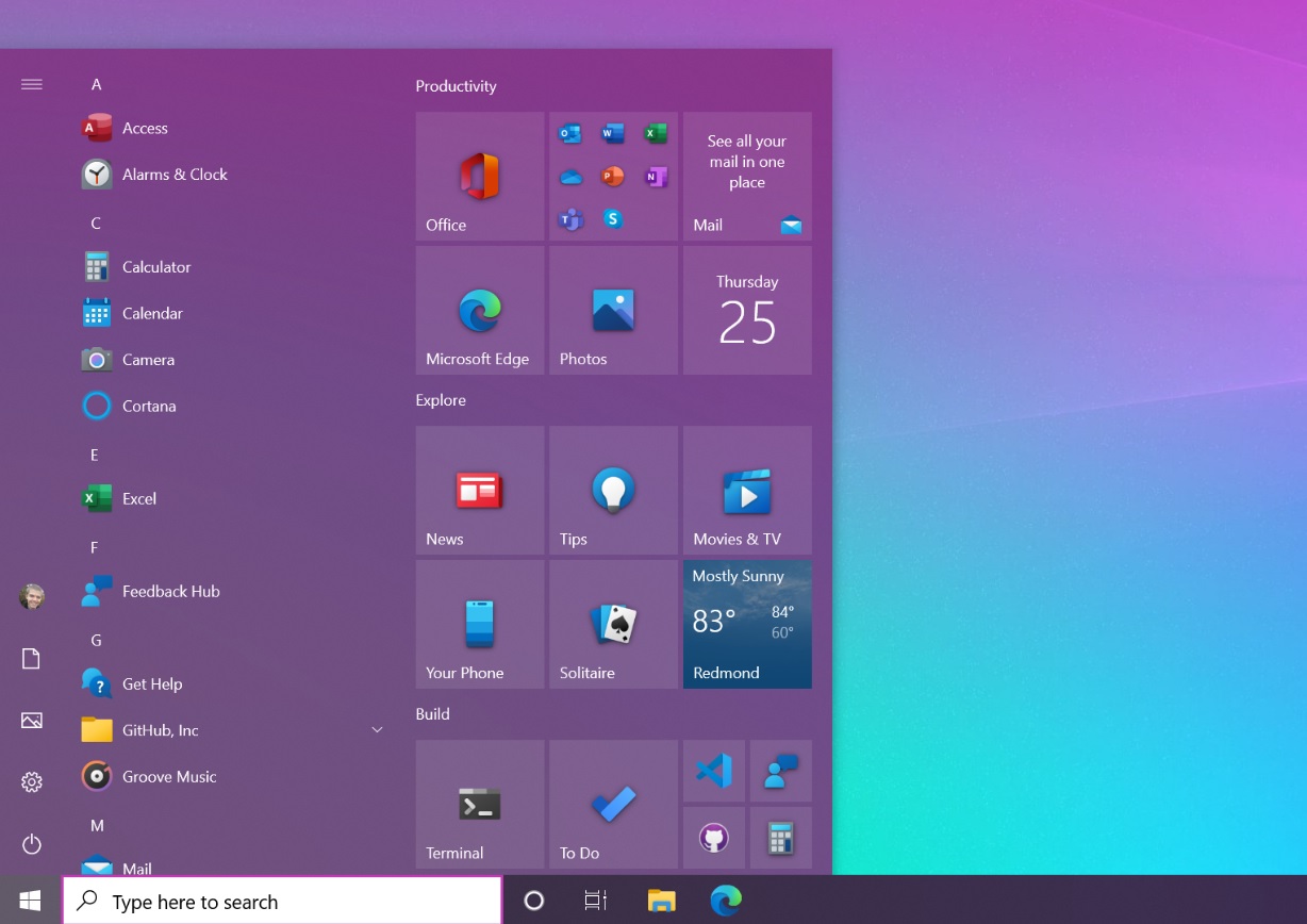 Windows 10’s new Start Menu is releasing to public later this year