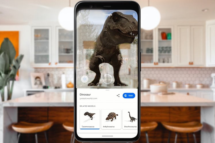 Google 3D objects: How to view dinosaurs in AR right in your kitchen