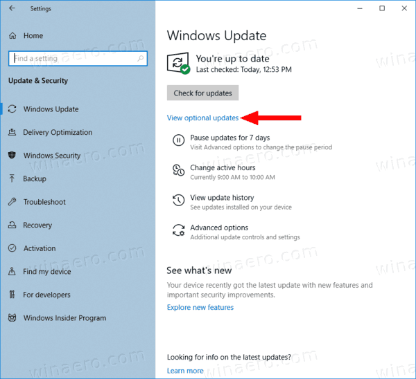 Microsoft now pushes drivers as optional updates in Windows 10