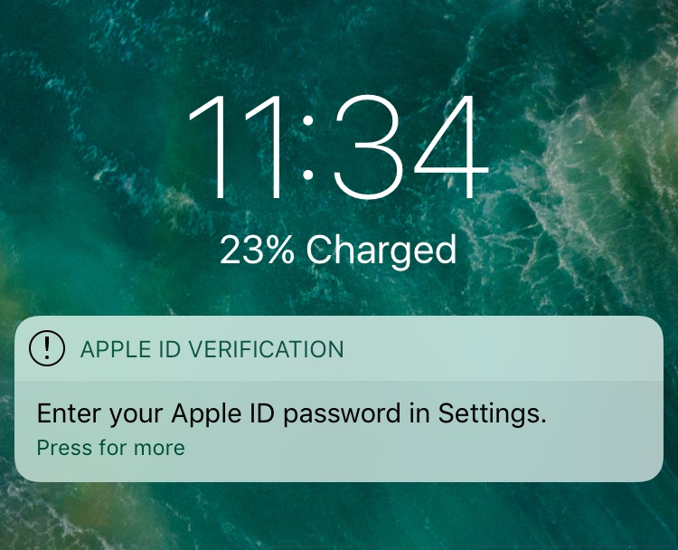 Beware of sketchy iOS popups that want your Apple ID