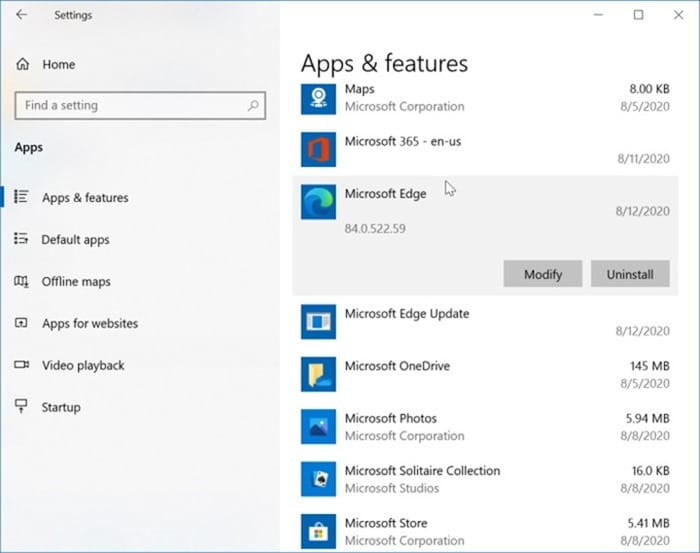 uninstall Edge from Windows 10 pic7