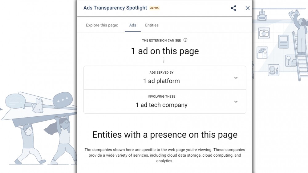 Google Chrome’s “Ads Transparency Spotlight” Extension Shows How Ads Track You