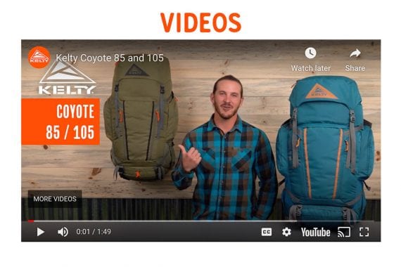 The product description video adds much to the page and is likely to be a favorite for shoppers.