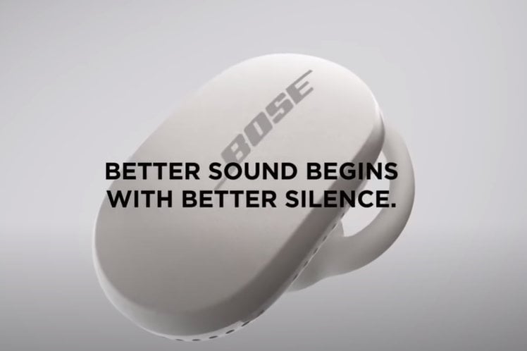 Leaked Bose QuietComfort Earbuds promotional video details advanced noise cancelling, ergonomic design