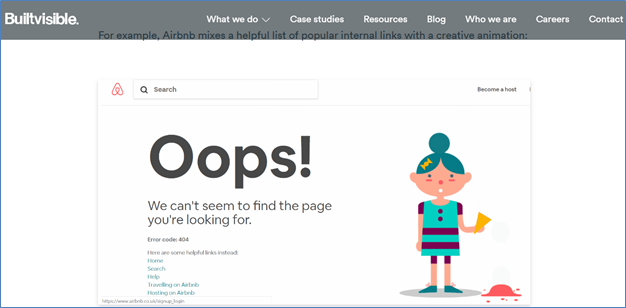 Guide to using interactive 404s to boost your SEO