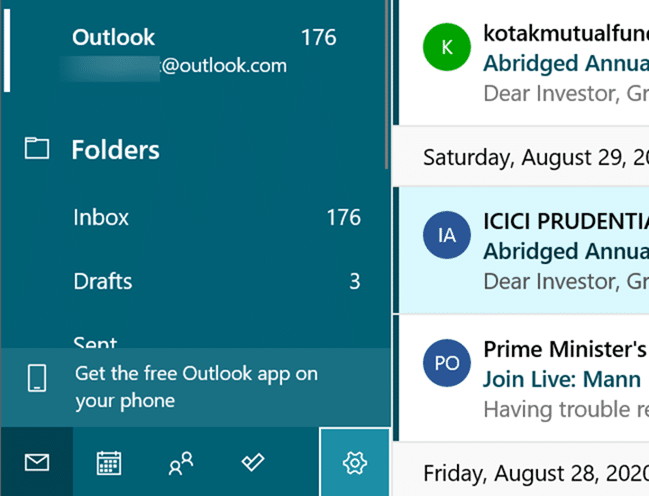 Get the free Outlook app on your phone2