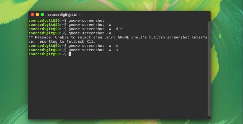 How to Take Screenshot in Ubuntu Terminal