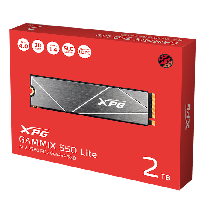 ADATA XPG Launches a PCIe 4.0 x4 NVMe SSD for Notebooks: Gammix S50 Lite