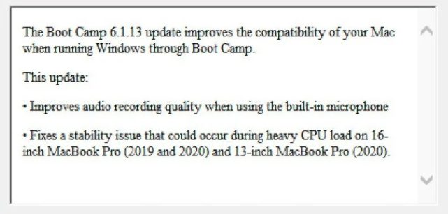 Apple could’ve confirmed a 2020 16-inch MacBook Pro with Boot Camp update