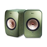 Image of KEF LSX - Wireless Active Stereo Speakers with Bluetooth and Wifi Multiroom connectivity, Olive Green
