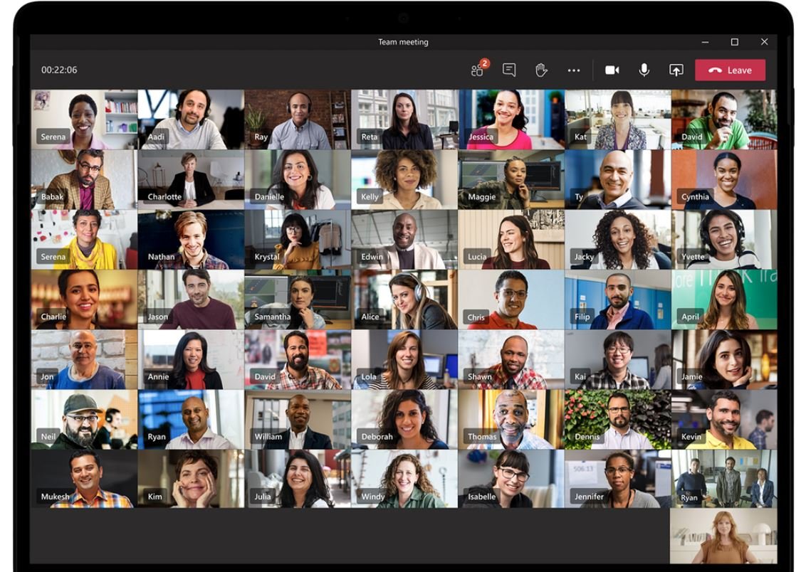 Microsoft Teams now allows you to see up to 49 participants at once during video calls