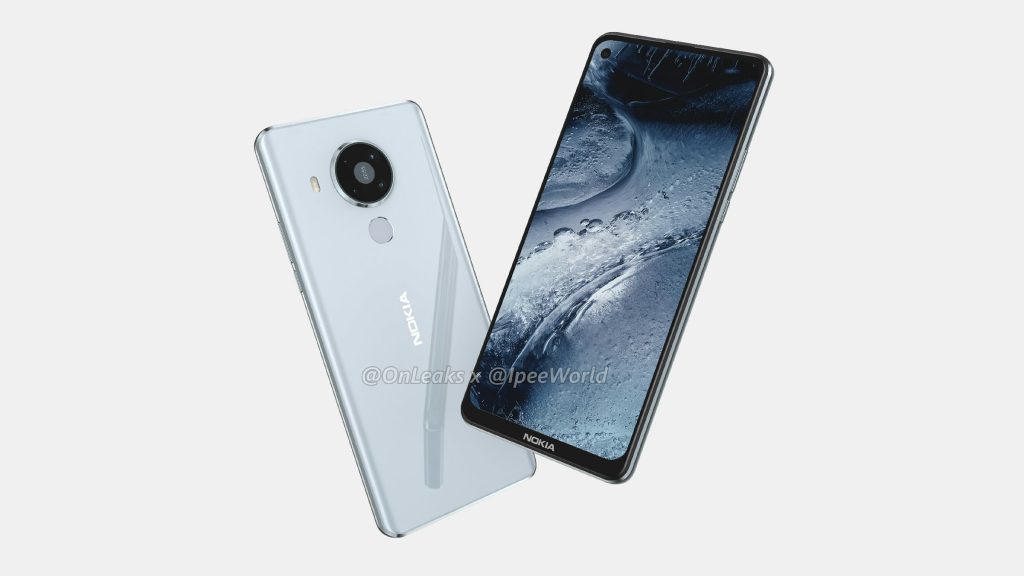 Nokia 7.3 back and front render leaked image