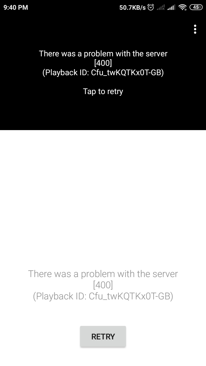 How to Fix YouTube Server Connection Error [400] on Android