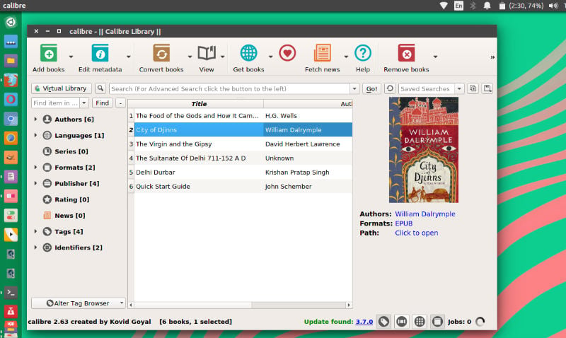 Install Latest Calibre eBook Reader for Ubuntu Linux