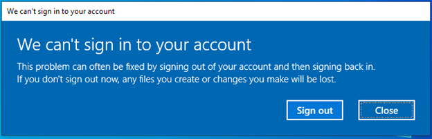 Microsoft provides workaround for Windows 10 “We can’t sign into your account’ login issue