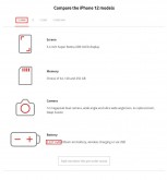 iPhone 12 listings on Vodafone NL