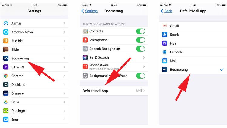 How to change default apps on iOS 14: Mail app