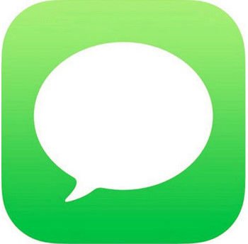 How to send a text on an iPhone: Messages icon