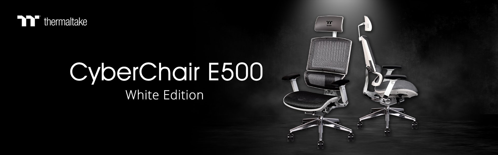 Thermaltake’s CyberChair E500 White Edition Ergonomic Chair