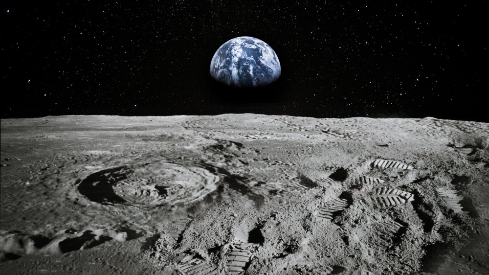 New Studies Show Presence of Water Ice Exposed in Direct Sunlight on the Moon