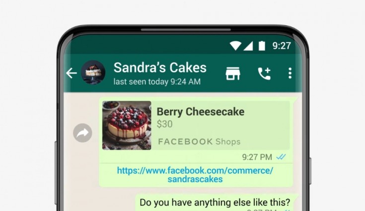 WhatsApp adds a Shopping Button inside WhatsApp Business Chats