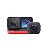 Image of Insta360 ONE R Twin Edition – 4K Action Camera & 5.7K 360 Camera with Interchangeable Lenses, Stabilization, IPX8 Waterproof, Touch Screen, AI Editing