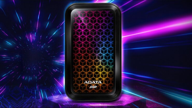 ADATA Introduces the SE770G External SSD with RGB Lighting