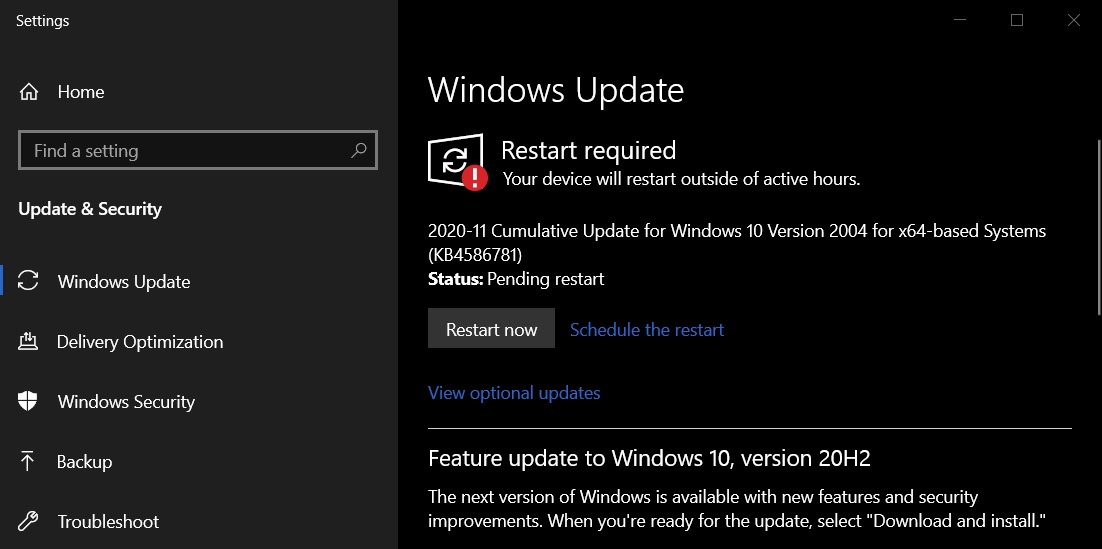 Windows 10 November 2020 updates: What’s new and fixed