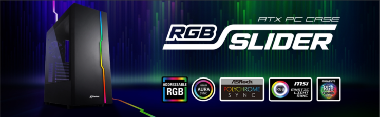 Sharkoon Introduces the RGB Slider Compact PC Case