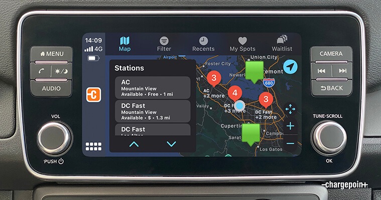 Apple CarPlay Gains More EV Charging Info Thanks to Integration With ChargePoint