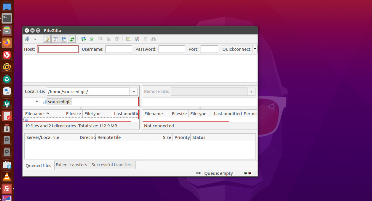 How to Install FileZilla on Ubuntu 20.10 & Transfer Files