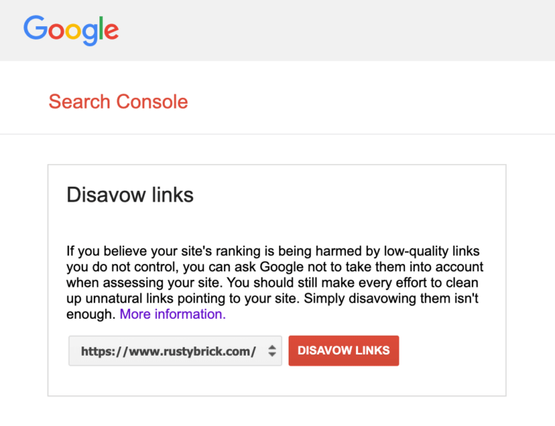 Google migrates the disavow link tool to new Search Console