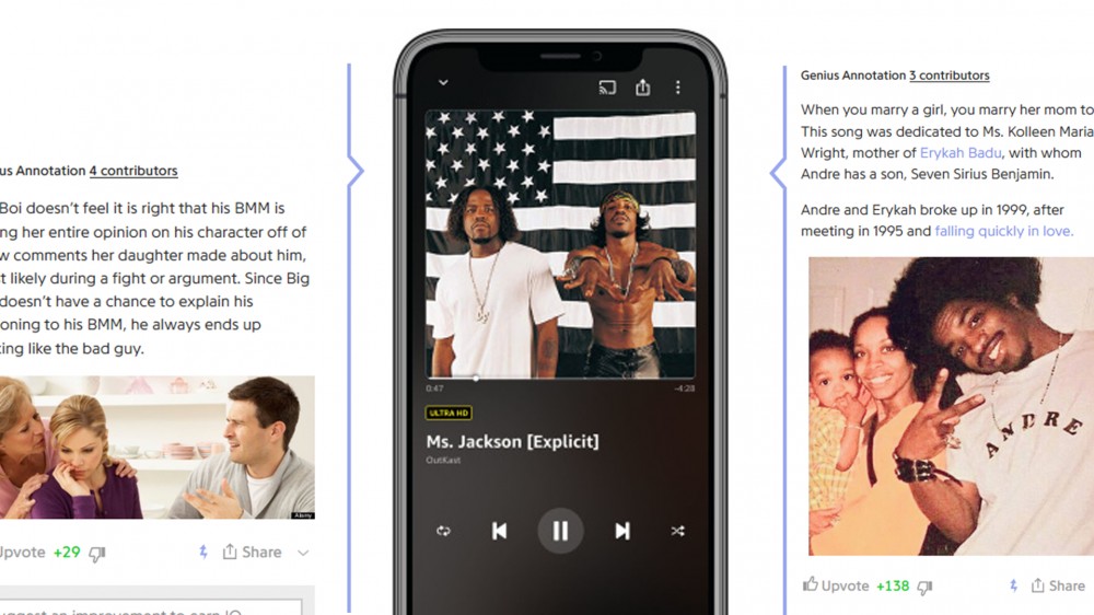 Amazon Music now uses X-Ray to show Genius-like annotations, trivia, and lyrics for songs.