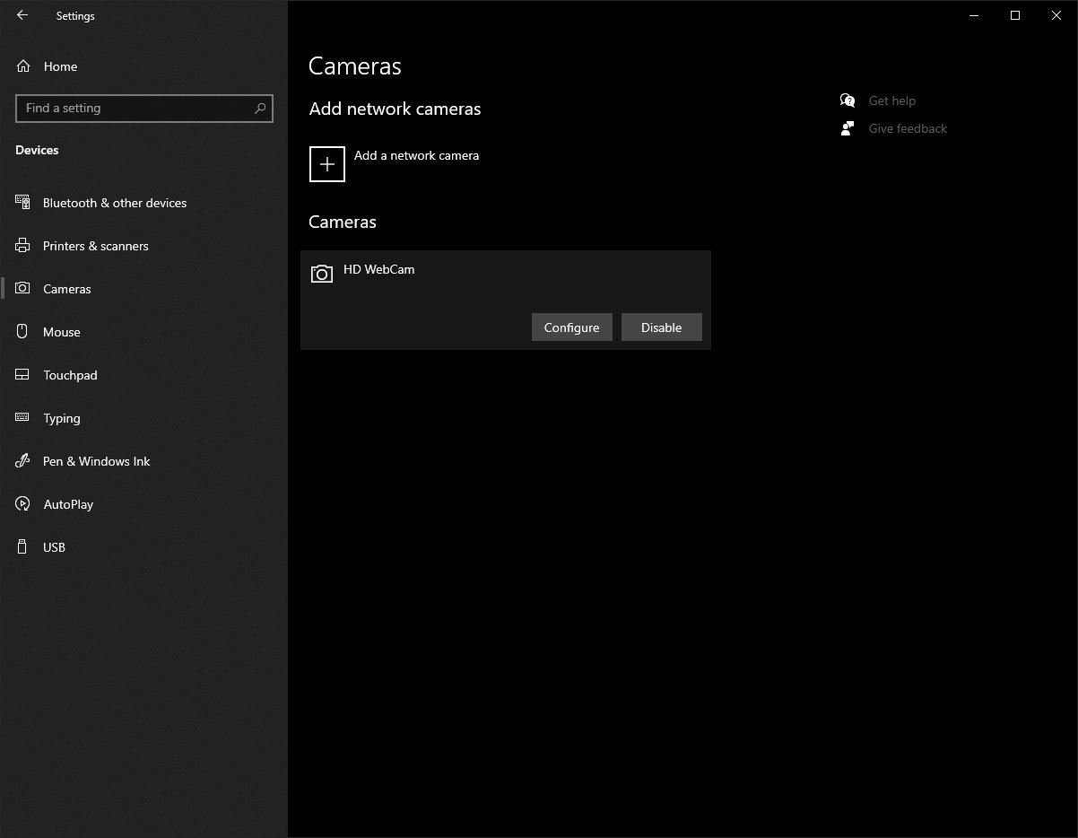 Microsoft is finally adding webcams to Device Settings in Windows 10