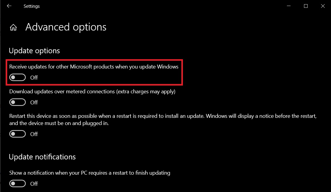 Microsoft product updates