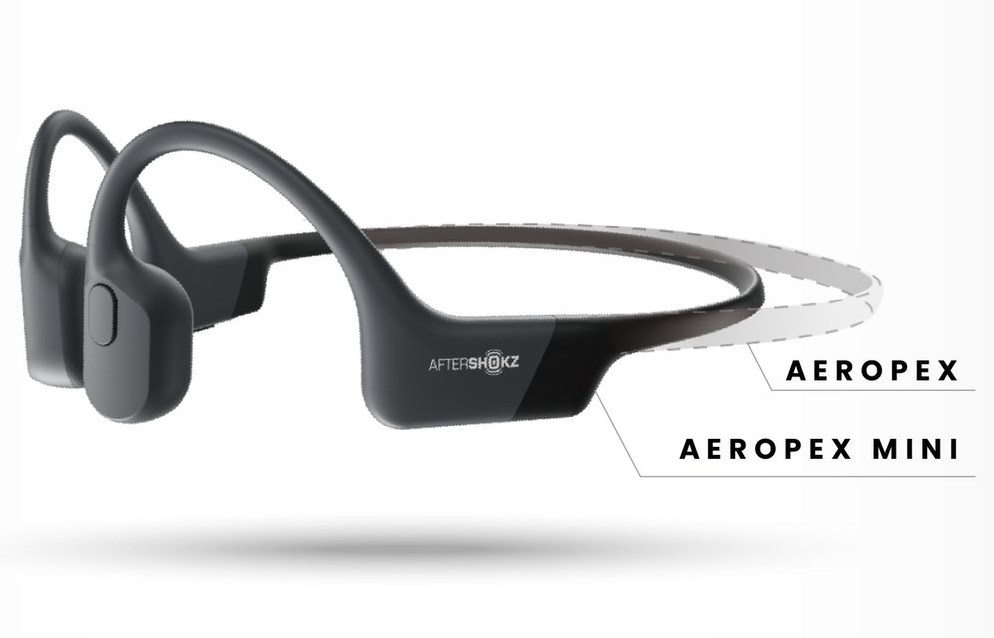 Aeroepex vs Aeropex Mini size comparison 