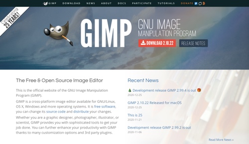 Gimp home page
