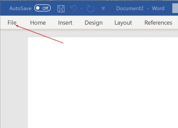 enable or disable dark mode in Office 365 Word, Excel and PowerPoint