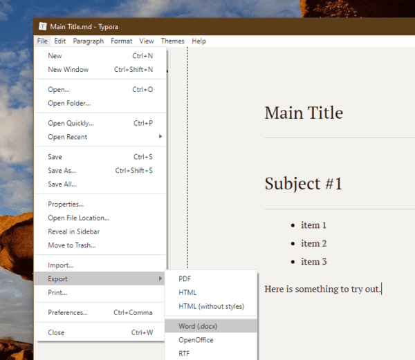 How To Convert Markdown Files to Word Documents on Windows, and Vice Versa